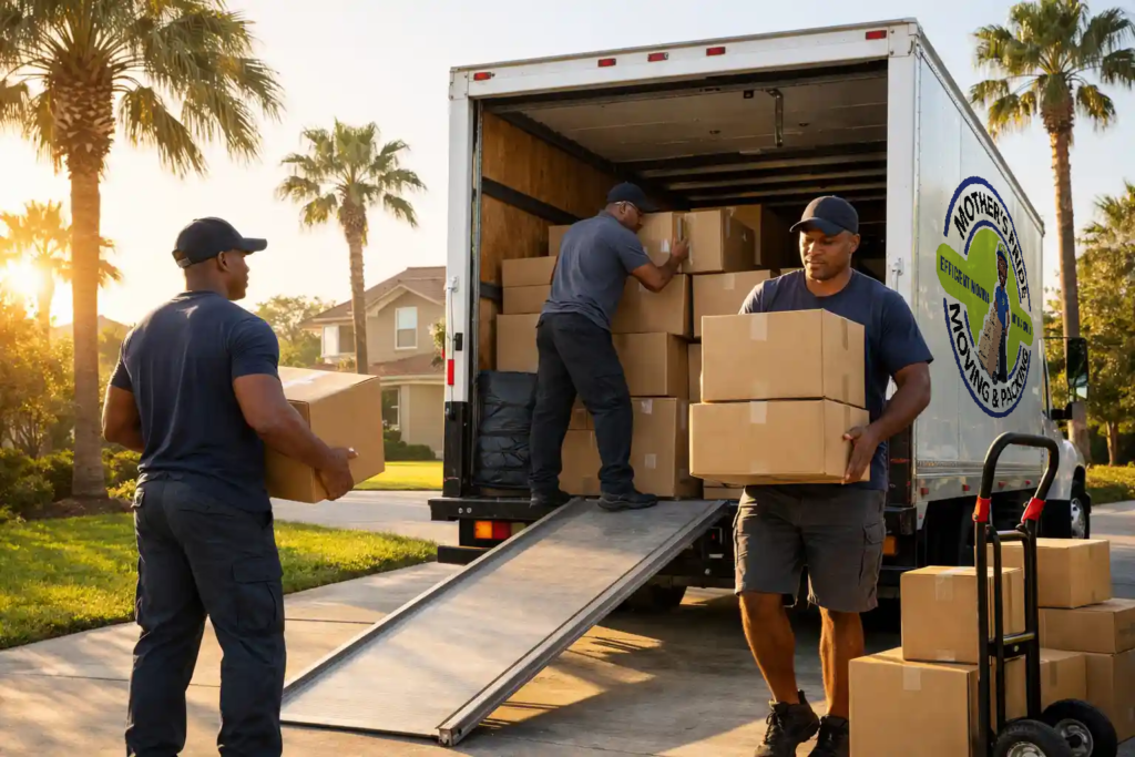 People-moving-boxes-in-Orlando-summer-heat-hydration-during-moving-day-and-Florida-residential-neighborhood-under-sunny-skies Rev. 002